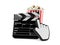 Popcorn and clapboard with web cursor