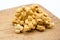 Popcorn corn caramel macro image