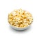 Popcorn in einer schale