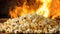 Popcorn and Flames Creative Concept