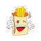 Popcorn French Fries Potato Cartoon Character Mascot