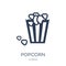 Popcorn icon. Trendy flat vector Popcorn icon on white background from Cinema collection