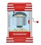 popcorn making machine sweet snack vector illustration