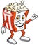 Popcorn mascot