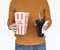 Popcorn Movie Drinks Snack Concept