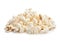 Popcorn snack on white