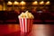 Popcorn stand, cinema shot, movie theatre popcorn