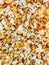 Popcorn texture background