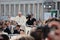 Pope Francis I blesses the faithful