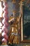 Pope Gregory I, statue on the altar in the Holy Trinity Church in Klenovnik, Croatia