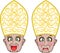 Pope Manga Cartoon Face