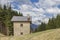 Pope`s path near Lorenzago di Cadore