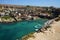 Popeye Village, also known as Sweethaven Village, is located in Anchor Bay. Triq Tal-Prajjet, Il-Mellieha, Malta.