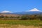 Popocatepetl and Iztaccihuatl volcanoes near puebla city, mexico XVI