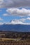 Popocatepetl volcano with clouds, mexico I