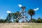 Poppet Head Lookout tower in Bendigo city in Australia