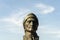 Poppi, Tuscany: statue of Dante Alighieri