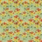 Poppies meadow floral pattern