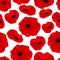 Poppy seamless pattern