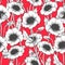 Poppy seamless pattern.