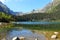 Poprad lake in High Tatras mountains, Slovakia