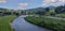 Poprad river in Poland