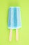 Popsicle on a Bright Green Background