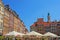 Popular Al Fresco Dining during Summer Time at Warsaw Old Town Market Place