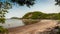 Popular beach at Parc National du Bic, Quebec