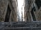 Popular beautiful Narrow street and stairs in the Old Town in Dubrovnik, Croatia