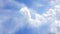 Popular blue sky and white clouds wallpaper background