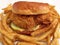 Popular Fried Chicken Sandwich With French Fries