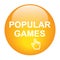 popular games icon button on white