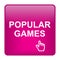 popular games icon button on white