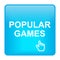 popular games icon button on white