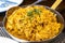 Popular India food Mughlai biryani