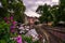 Popular La Petite France with all the beautiful half-timbered houses on a cloudy day.