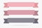 Popular label ribbon pastel color banner origami paper vintage i