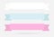 Popular label ribbon pastel color banner origami paper vintage i