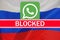 Popular messenger WhatsApp blocked in Russia