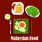 Popular rice dishes of malaysian cuisine