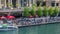 Popular Riverwalk in Chicago - CHICAGO, USA - JUNE 12, 2019