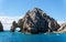 The popular rock formation of a natural Arch near Cabo San Lucas, Mexico