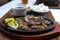 Popular Taiwanese food Beef chop steak