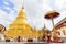 Popular temple in Lamphun, Thailand
