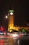 Popular tourist Big Ben and Houses of Parlament in night lights