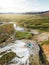 A popular tourist destination - Strokkur or Great geyser in Iceland