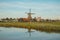 Popular tourist spot Zaanse Schans is near Amsterdam in the west of the Netherlands. Historical, realistic windmills during