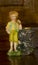 Porcelain figurines little boy Candle holder