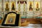 Porcelain iconostasis in the temple of the Resurrection monastery